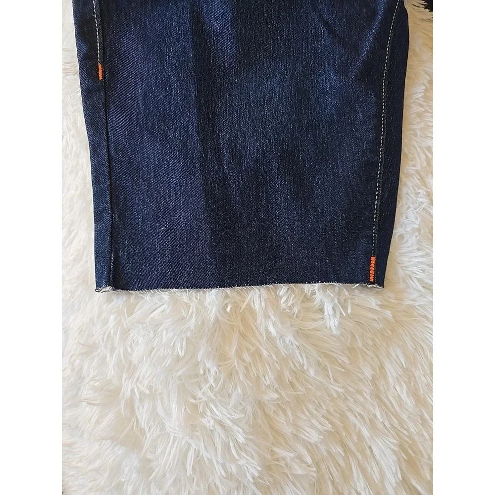 True Religion Ricky Relaxed Straight Denim Shorts Size‎ 30 Mens Blue